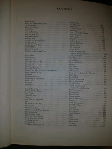 The top pop hits of 1987-1988 piano vocal guitar chord book songbook