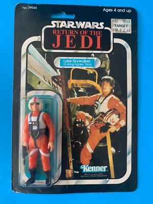 STAR WARS KENNER 1983 LUKE SKYWALKER X-WING PILOT 65 B CLEAR BUBBLE