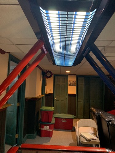 Mini SLAPSHOT SAM Home Arcade Air Hockey Table ICE