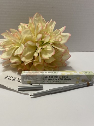 New Clinique Superfine Liner for Brows - 01 Soft Blonde - New In Box - Fast/Free