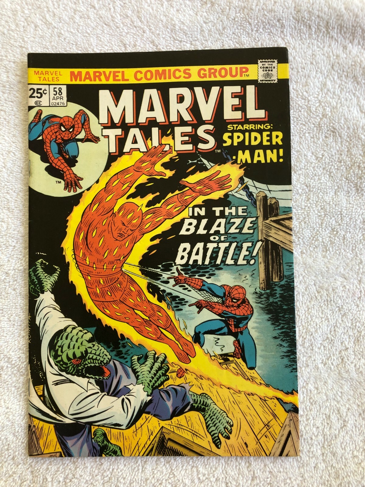 Marvel Tales Starring Spider-Man #58 (Apr 1975, Marvel) VF