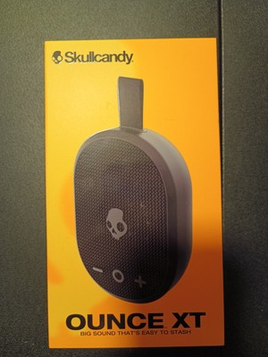 SKULLCANDY Ounce XT Bluetooth Speaker w/ USB-C Charge 16Hrs Battery Black/Orange