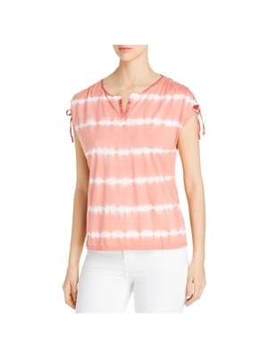 Женская футболка XCVI с розовым галстуком Tie Dye T-Shirt L
