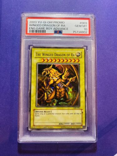 YU-GI-OH! PROMO WINGED DRAGON OF RA ENG.GAME BOY ADVANCE PSA YU-GI-OH! PROMO WINGED DRAGON OF RA ENG.GAME BOY ADVANCE PSA