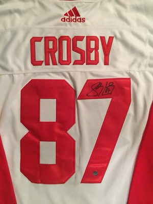 SIDNEY CROSBY SIGNED TEAM CANADA ADIDAS JERSEY  HOLO /COA