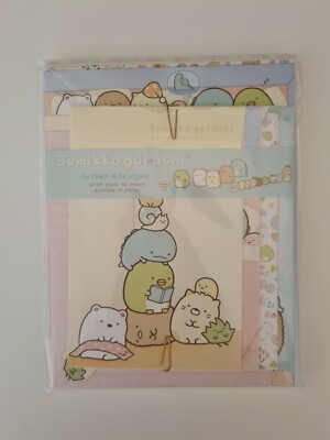 San-X Sumikko Gurashi 4-Design Letter Set (2017)