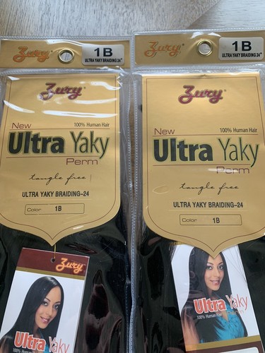 Zury 100% Human Hair for Braiding - ULTRA YAKY BRAIDING - 24”
