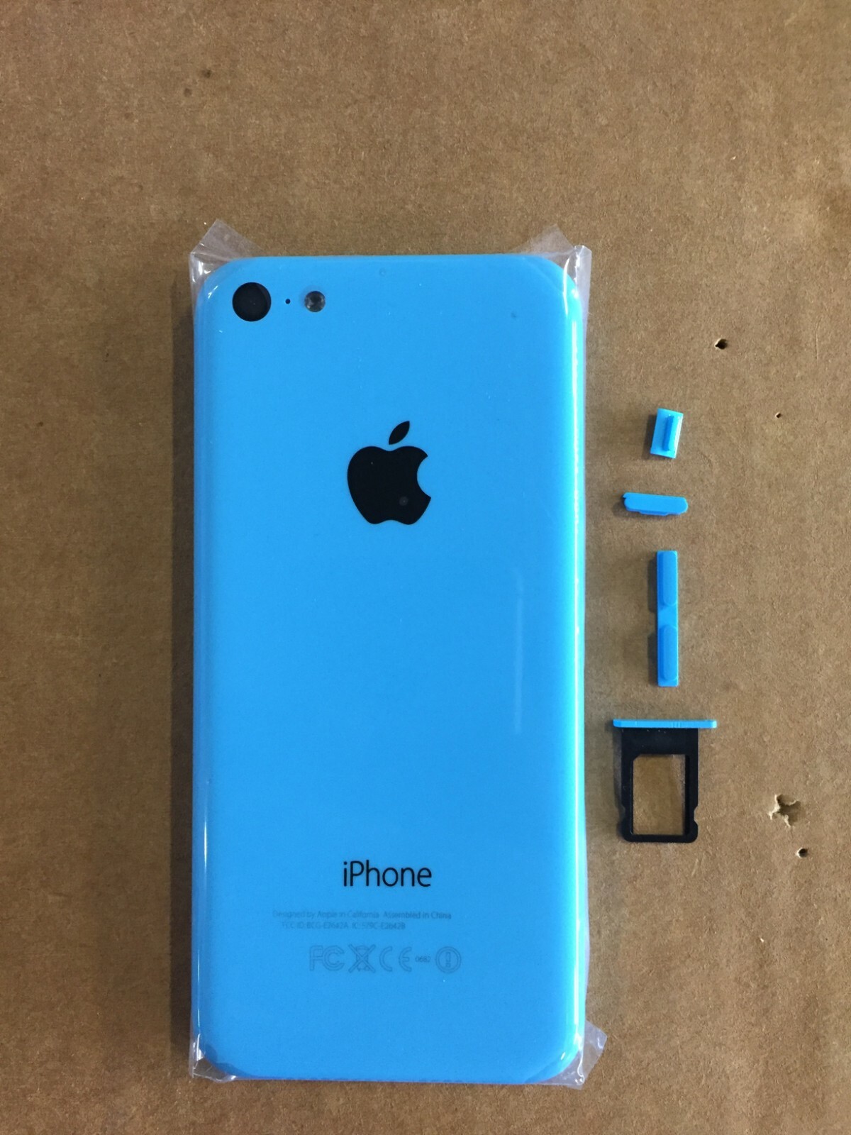 iPhone 5C Blue 標本アート ボックスフレーム仕様 プレミアム端末】 iPhone 2G 標本アート 高級木製ボックス