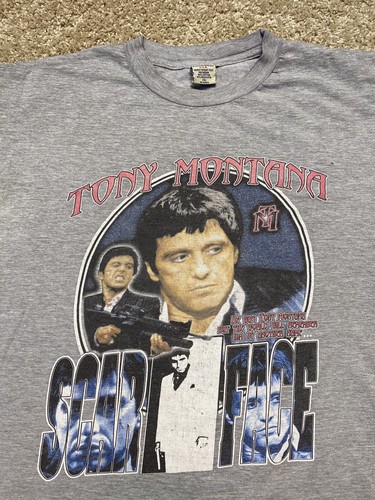 00s Vintage Scarface Tony Montana Tee | vrealitybolivia.com