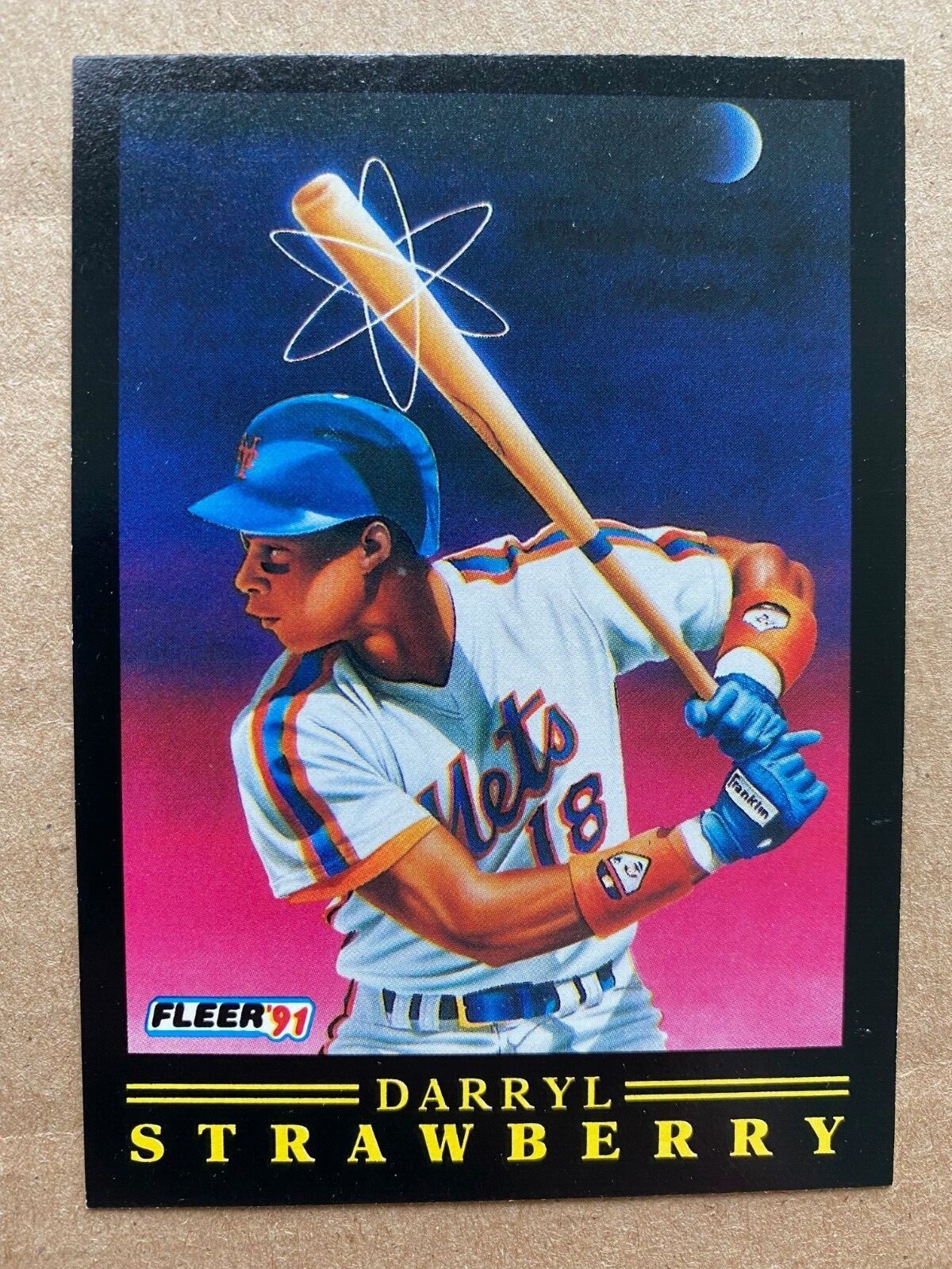 DARRYL STRAWBERRY 1991 Fleer Pro-Vision #12 NUCLEAR POWERED NEW