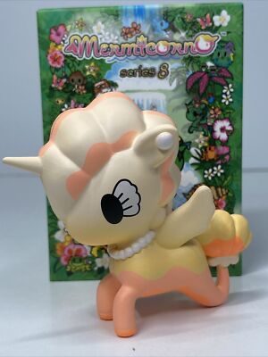 Tokidoki Mermicorno Series 8 Searena Vinyl Figure Clam Shell & Pearl New w/ Box