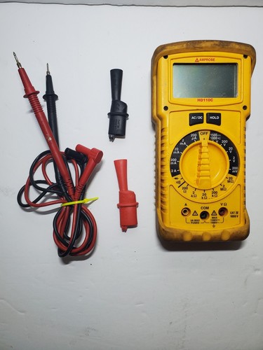 Amprobe-2670779 HD110C Heavy Duty Multimeter with IP67 Rating Amprobe HD110C IP67 Heavy Duty Multimeter Black HD110C: