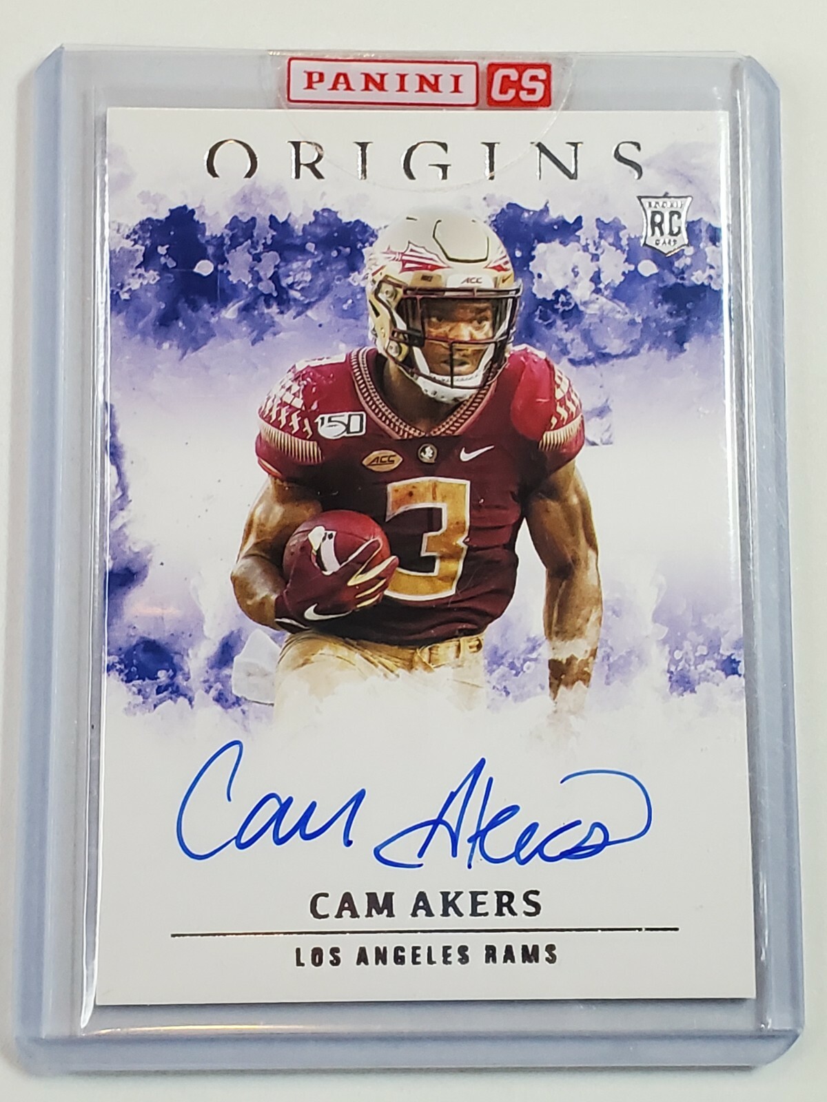 2023 Panini Zenith Cam Akers #CG-14 Color Guard Patch