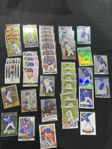 Pete Alonso 45 Baseball Card Lot Topps Chrome Bowman Mosaic NY