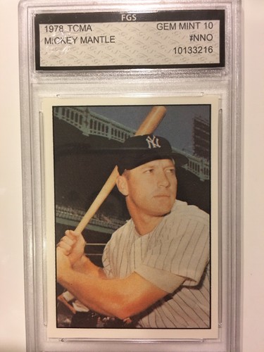 1978 TCMA #NNO Mickey Mantle FGS GEM MINT 10 | eBay