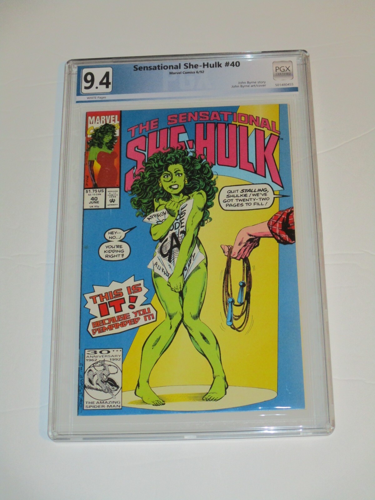 The Sensational She-Hulk 40 1992 ジャンプロープ The Sensational She-Hulk #40-🔑Controversial Comic Moment