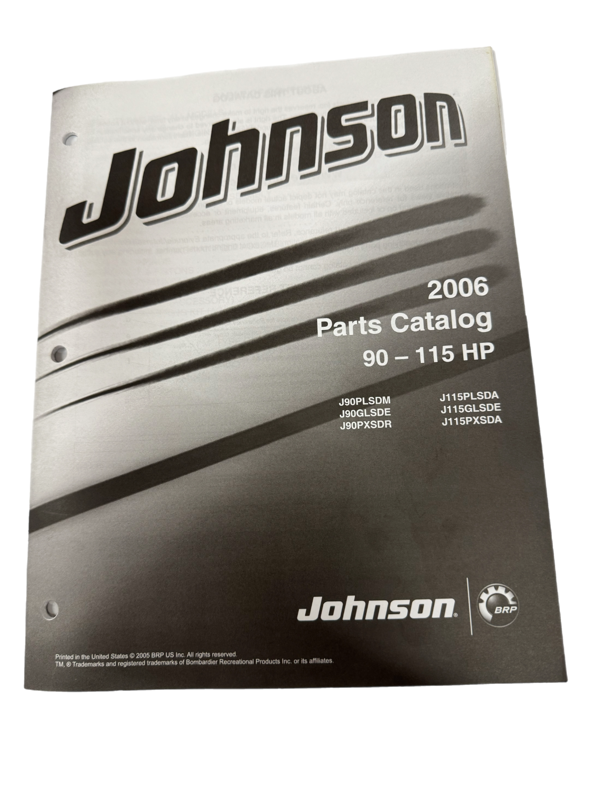 Johnson Evinrude 2006 Parts Catalog  90-115 HP   5006500