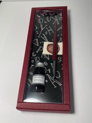 FRANCESCO RUBINATO Italian Wooden Dipping Pen 1 Metal Nib Calligraphy Bordeaux