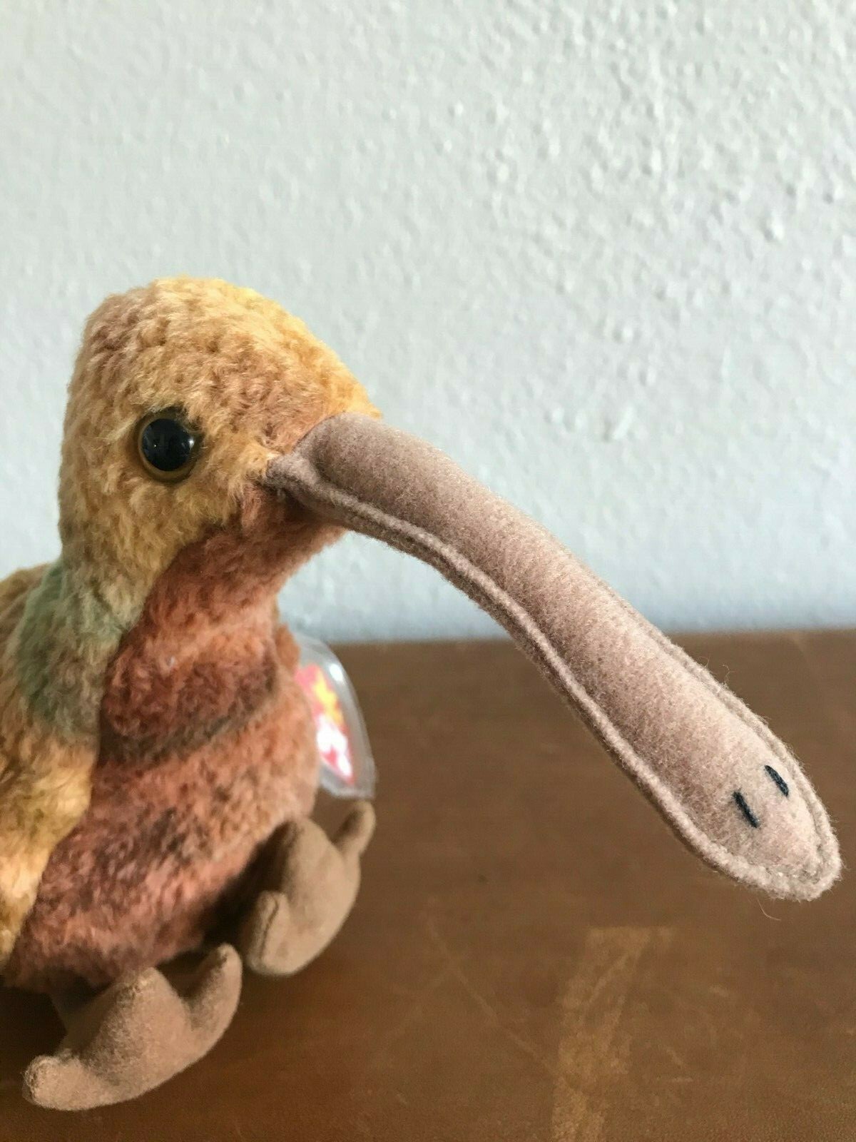BEAK the Kiwi Bird Ty Beanie Baby TAG ERRORS, ORIGINAL, MINT