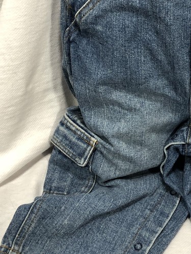 Overalls Jean Denim Eddie Bauer Kids 24 month Medium Wash Domes Snaps