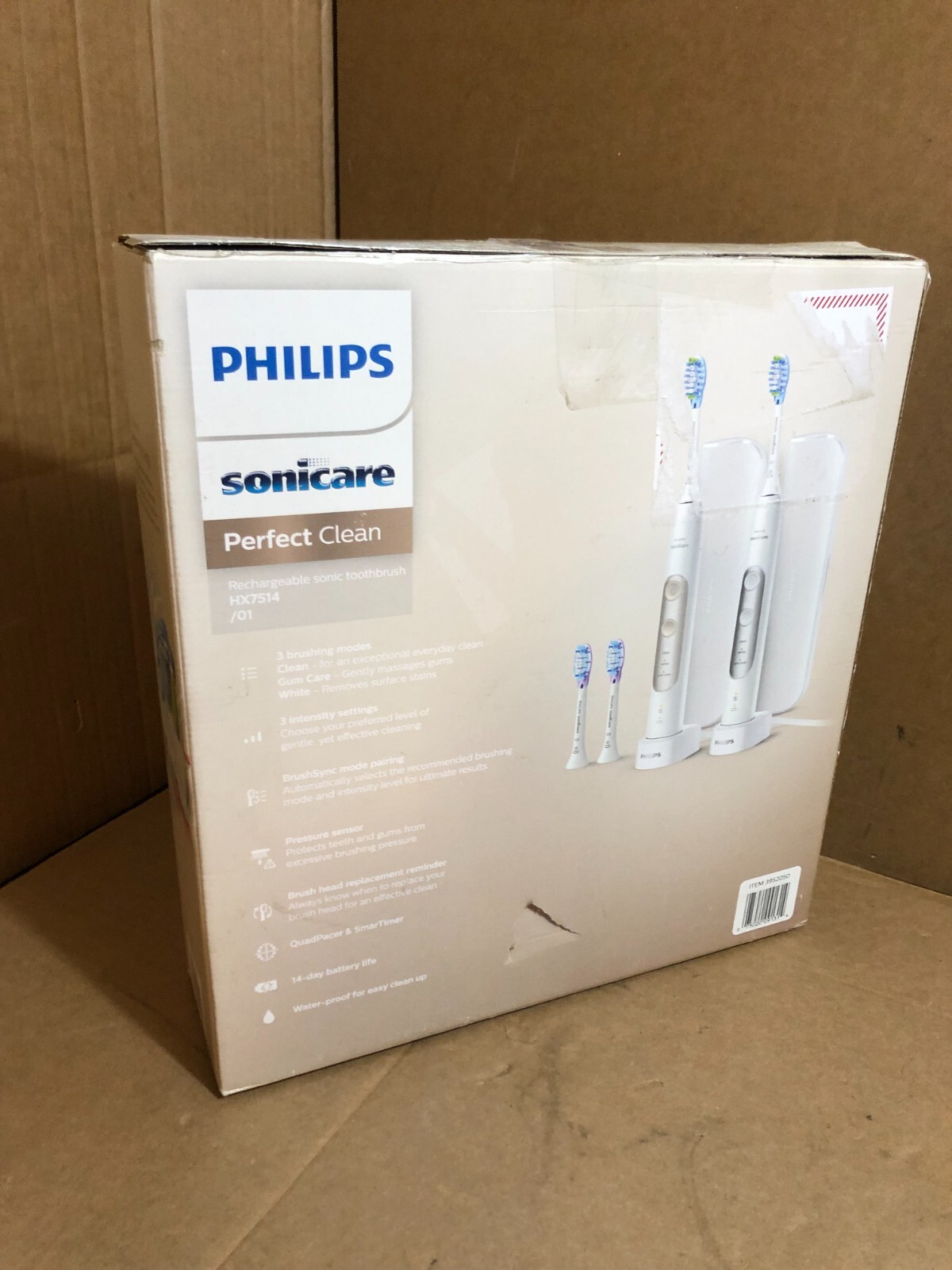 Philip Sonicare Perfect Clean Rechargeable ToothBrush 2-pack-HX7514/01 Philip Sonicare Perfect Clean Rechargeable ToothBrush 2-pack-HX7514/01