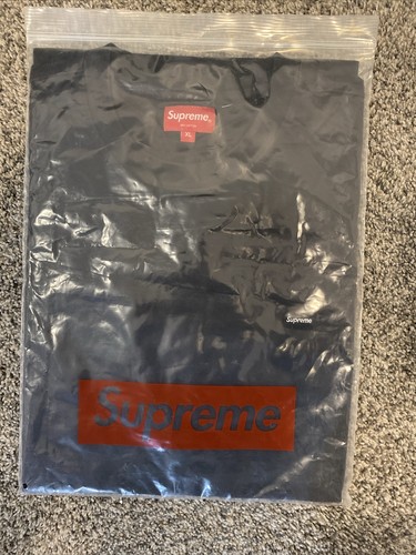 Supreme Small Box Logo Tee Black Size XL In Hand! Brand New
