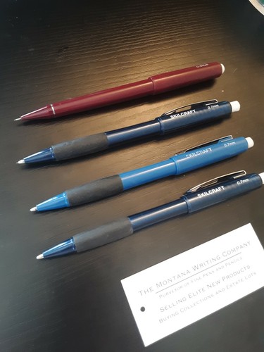 Skilcraft Mechanical 4 Pencil lot- x3 0.7mm x1 0.5mm