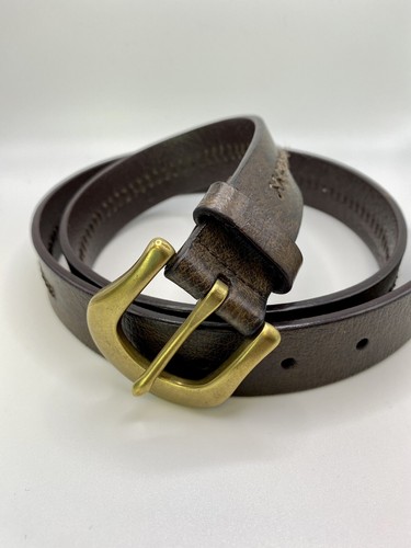 Liz Claiborne Brown Floral Cutout Leather Belt with Brass Accents- M Amazon.com: Tony Lama Women main image 4