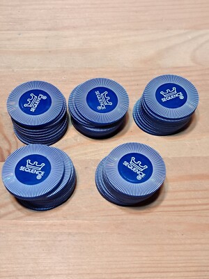 Sequence Giant 2021 Game Replacement Parts Pieces 50 Blue Chips Jumbo Jax