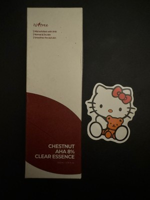 NEW ISNTREE Chestnut AHA 8% Clear Essence - (RETAIL on AMAZON - 21, 100 ML)