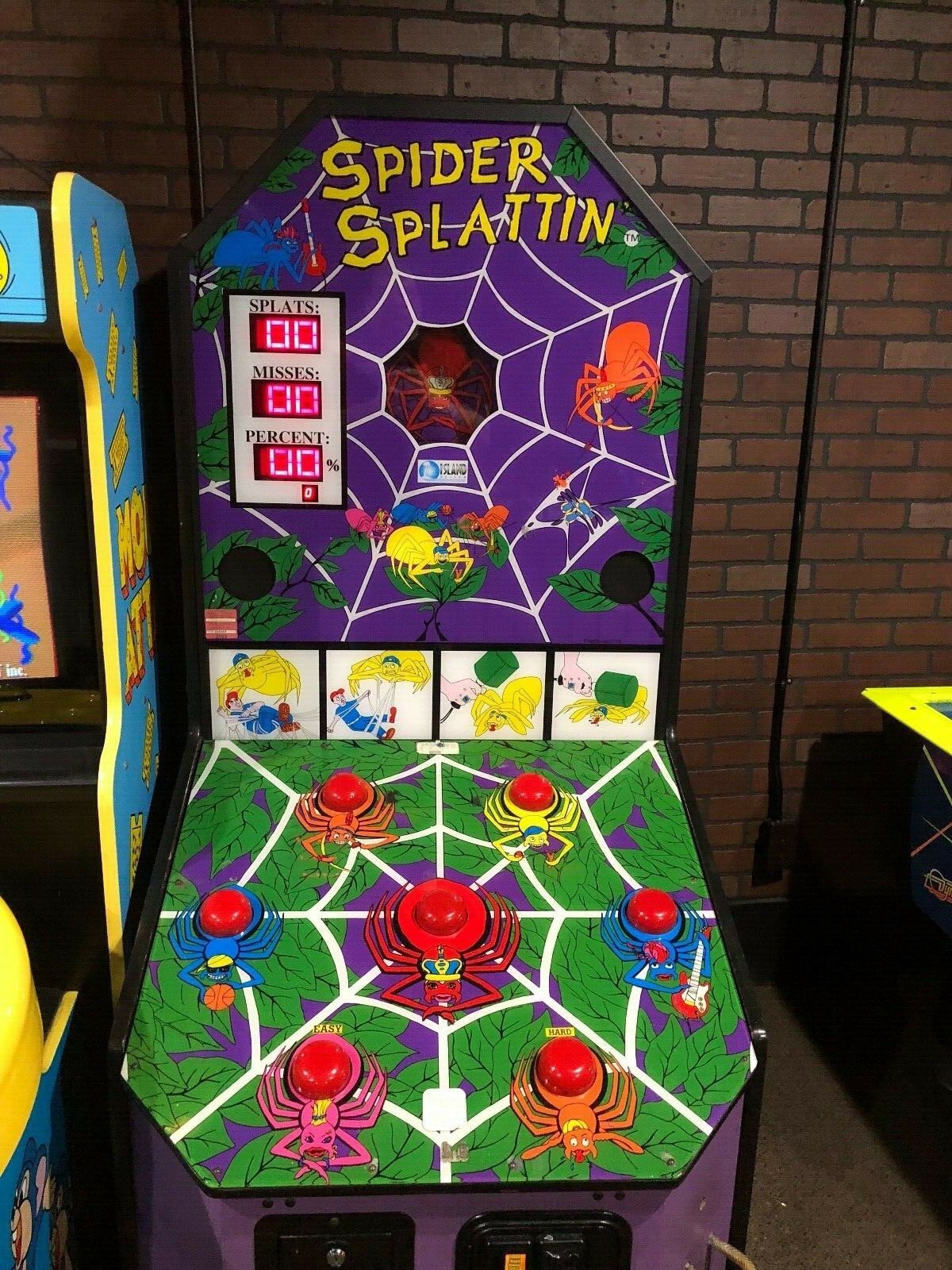 Spider Splattin Ticket Redemption Game