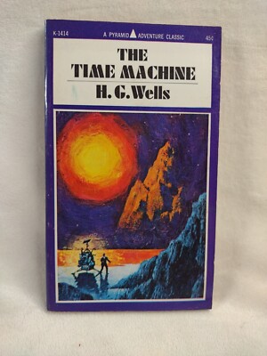 Vintage 1966 First Printing PB The Time Machine Paperback Book by H.G. Wells