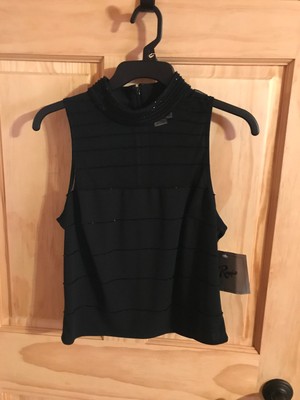 NWT *EXQUISITE* Women's Reggio Black Sequin Sleeveless Size 12 MSRP $69.99 ~ WOW