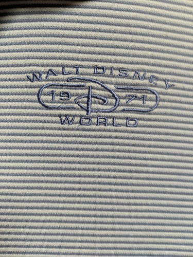 Disney Parks Disney Polo Walt Disney World 1971  Size L LARGE BLUE