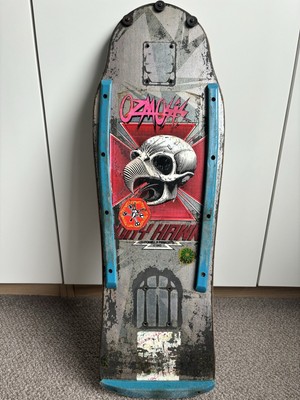 Tony Hawk Powell Peralta OG Original Chicken Skull Skateboard Deck 1980s