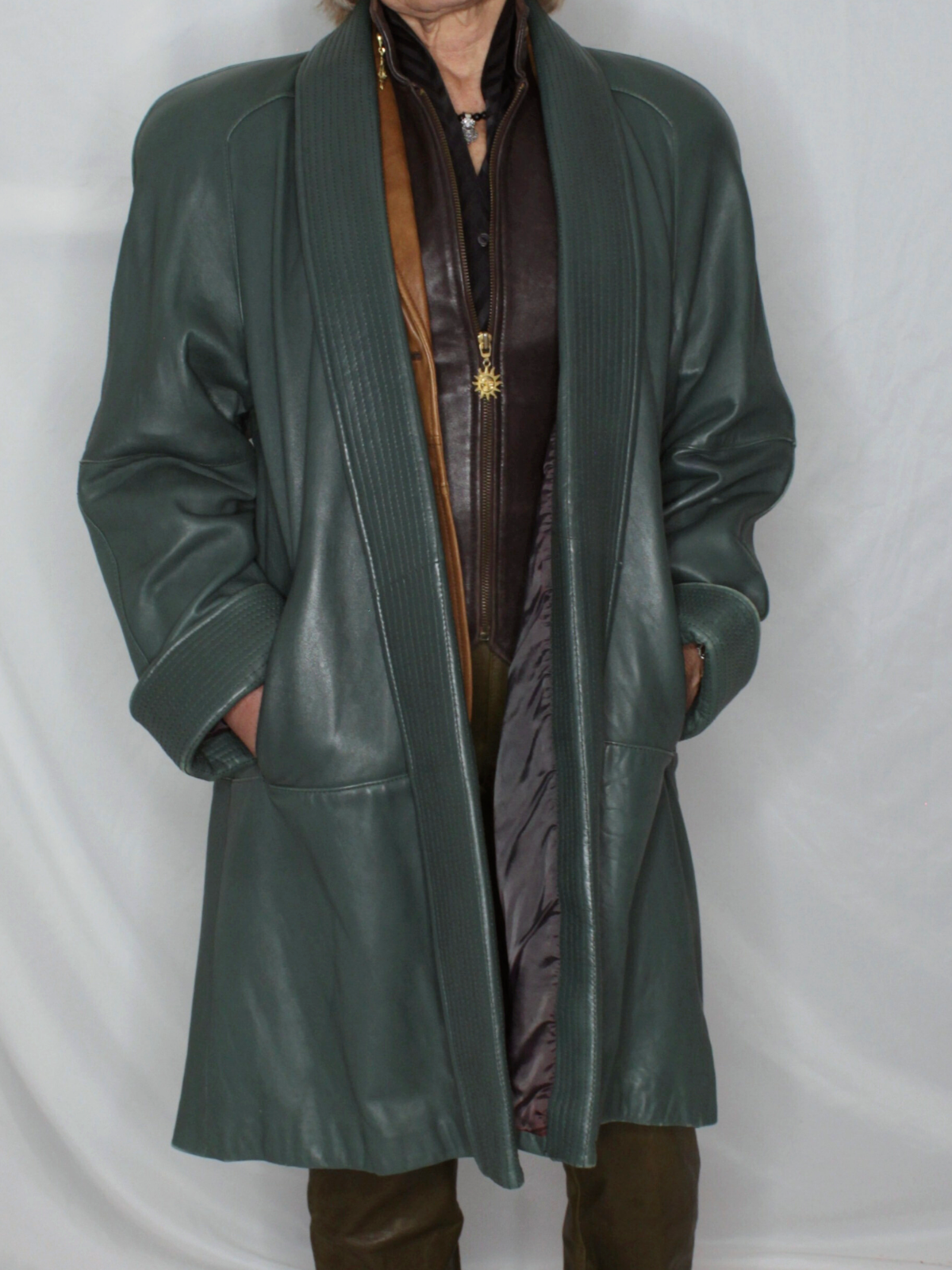 Womens Leather Swing Coat Green M-L-XL SOFT Lambskin Vintage 80s 90s Tibor Rare | eBay Womens Leather Swing Coat Green M-L-XL SOFT Lambskin Vintage 80s 90s Tibor Rare | eBay
