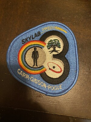 NASA Skylab Space Station Research Laboratory Carr Gibson Pogue Patch