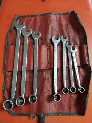 VTG MAC LOT OF 7 Swivel Flex Head Socket/ Open Combination Wrench Sabina OH