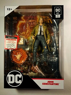McFarlane Toys DC Multiverse Comic Black ADAM John Constantine 7 Action Figure