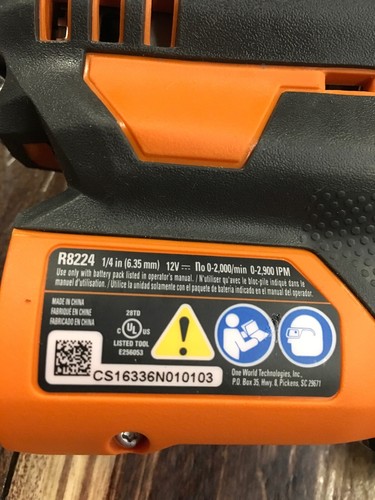 RIDGID R8224 1/4