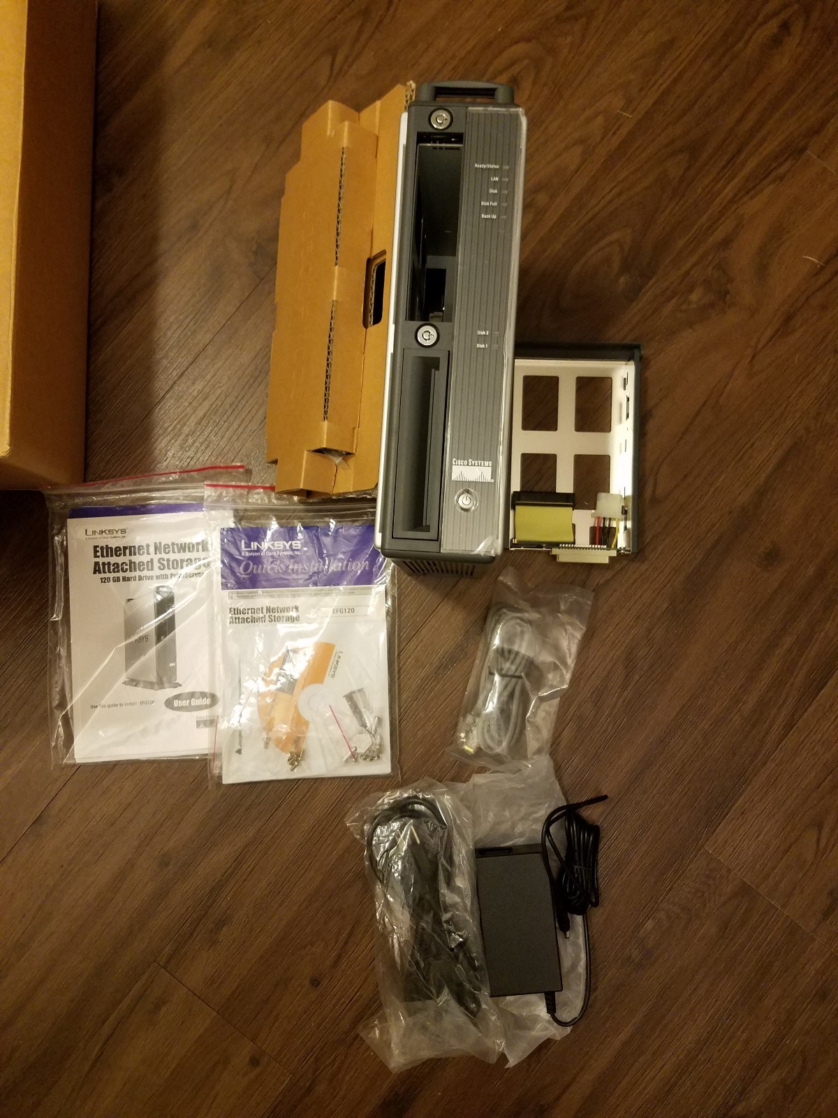 LINKSYS EFG120 120GB EtherFast Network Attached Storage