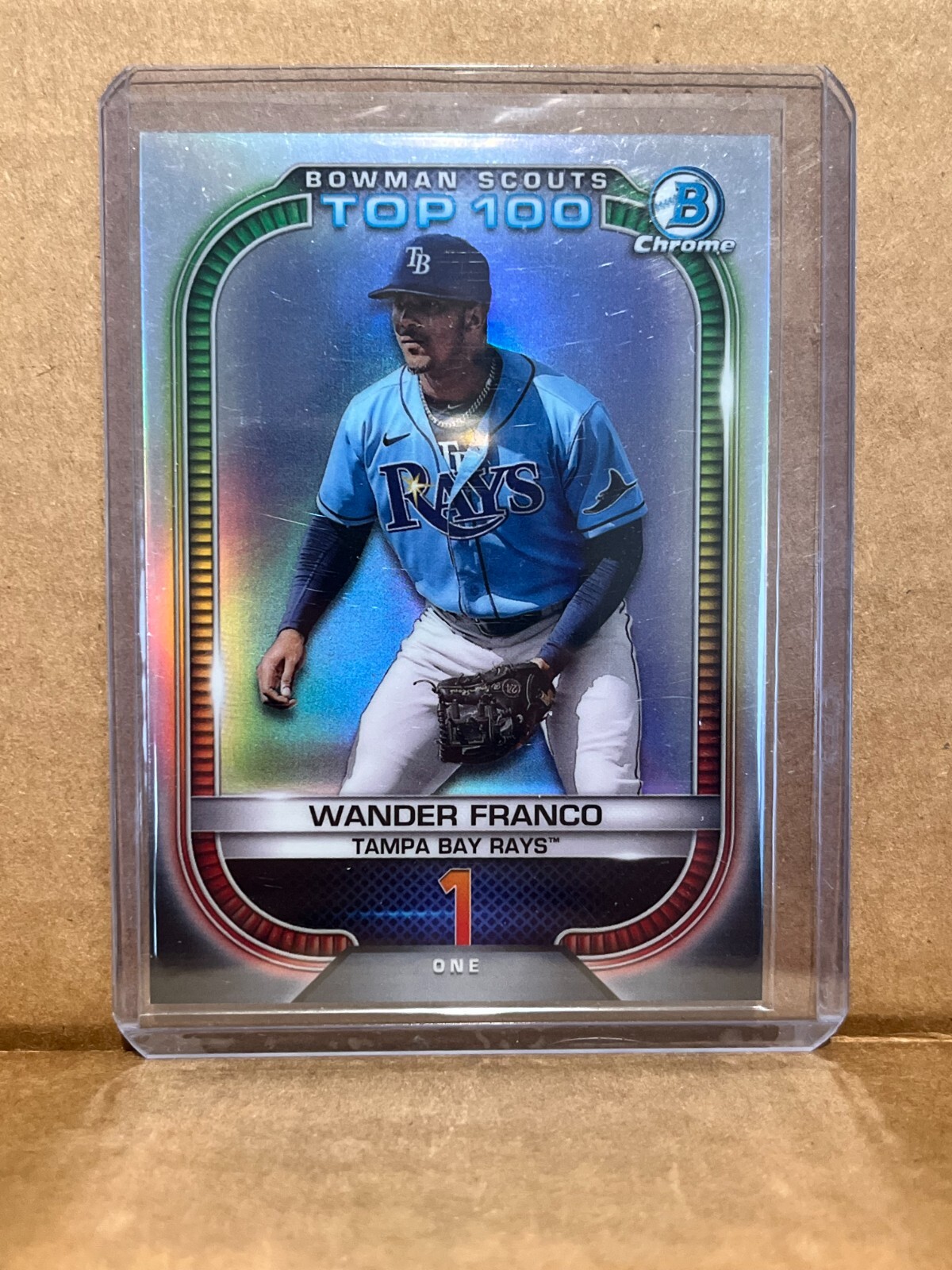 Wander Franco 2021 Bowman Chrome Scouts Top 100 BTP-1 | eBay