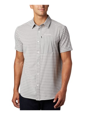 

COLUMBIA SPORTSWEAR CO. Мужская серая рубашка Twisted Creek II на пуговицах, Серый, 1839431