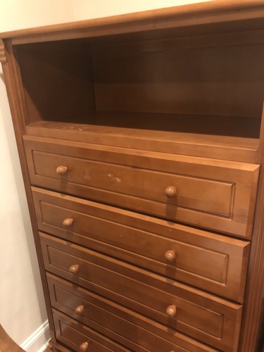 Bellini Oak Set of Two Dressers from the Jessica collection