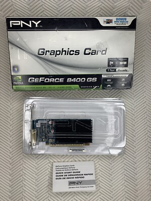PNY GeForce 8400GS VCG84512SPPB 512MB Graphics Card NVIDIA