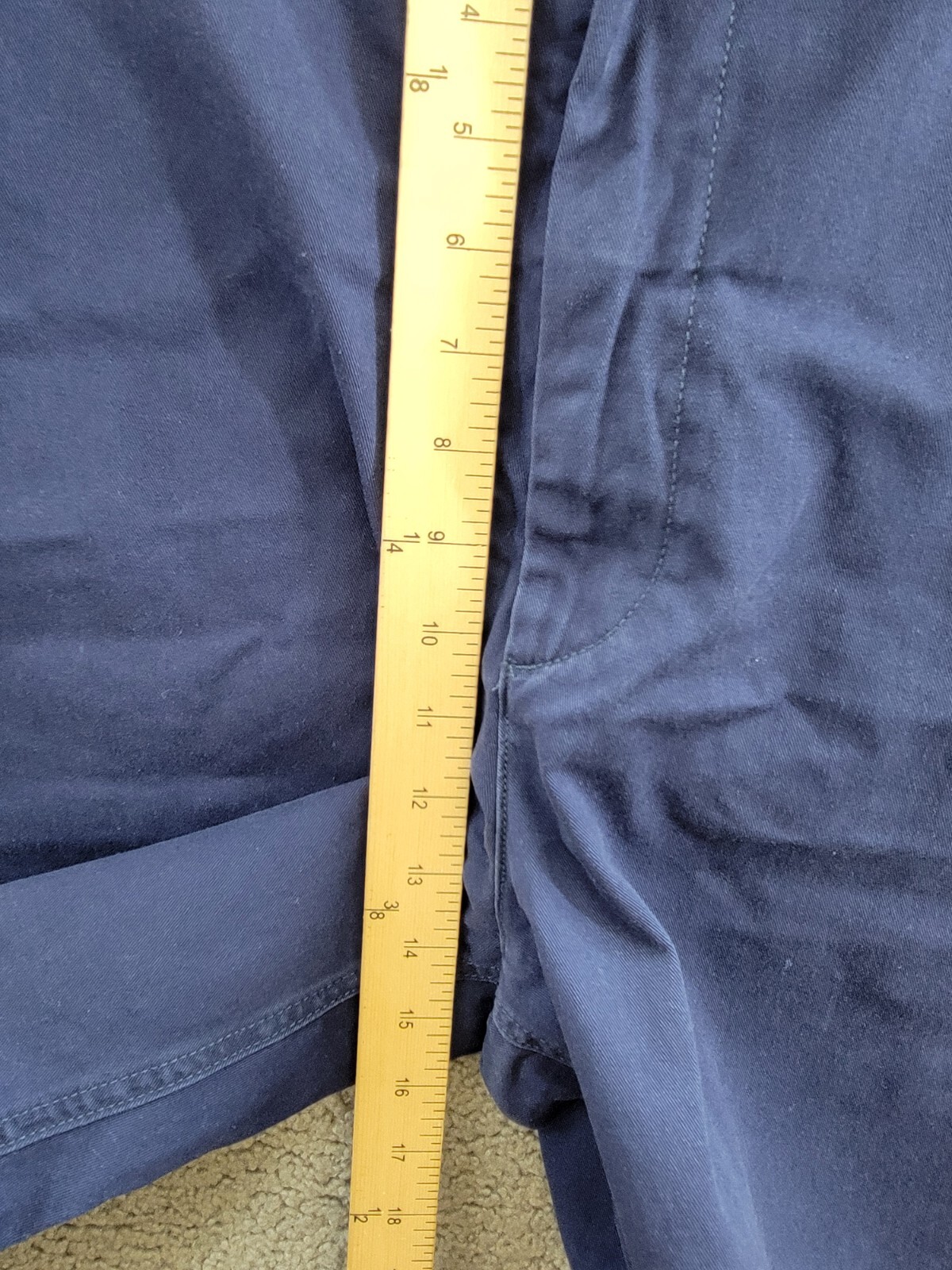 Polo Ralph Lauren Big & Tall Classic-Fit Chino Shorts Men's 46B/46G Navy Button~ - Picture 8 of 18