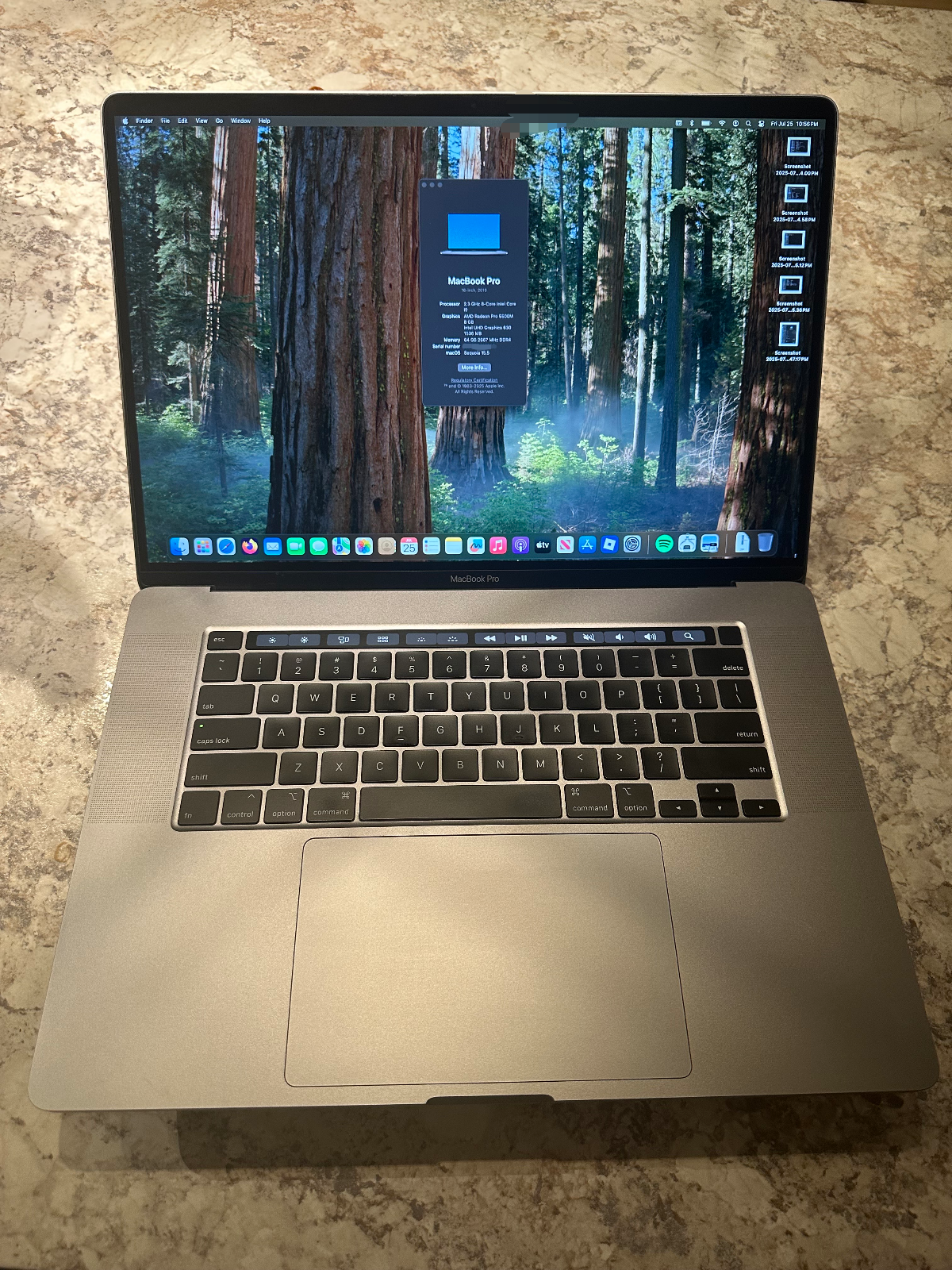 MacBook本体 MacBook Pro 2019 16 2.3 i9 64GB 1TB 16