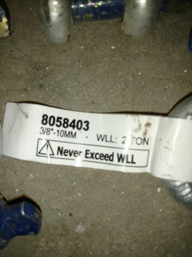 HARRINGTON LEVER 1 TON CHAIN HOIST GREAT SHAPE & clevises