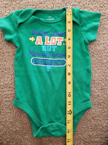 6-9 month boy clothes Funny Saying Body suit  Mommy Knows Everything