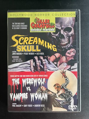 Screaming Skull/Werewolf Vs. Vampire Woman (DVD) Killer Creature Double Feature